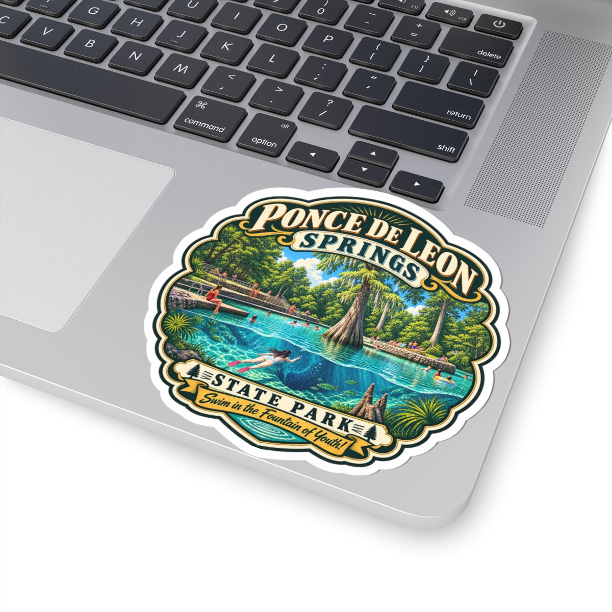 Ponce de Leon Springs State Park Sticker — Vintage Travel Outdoor Decal