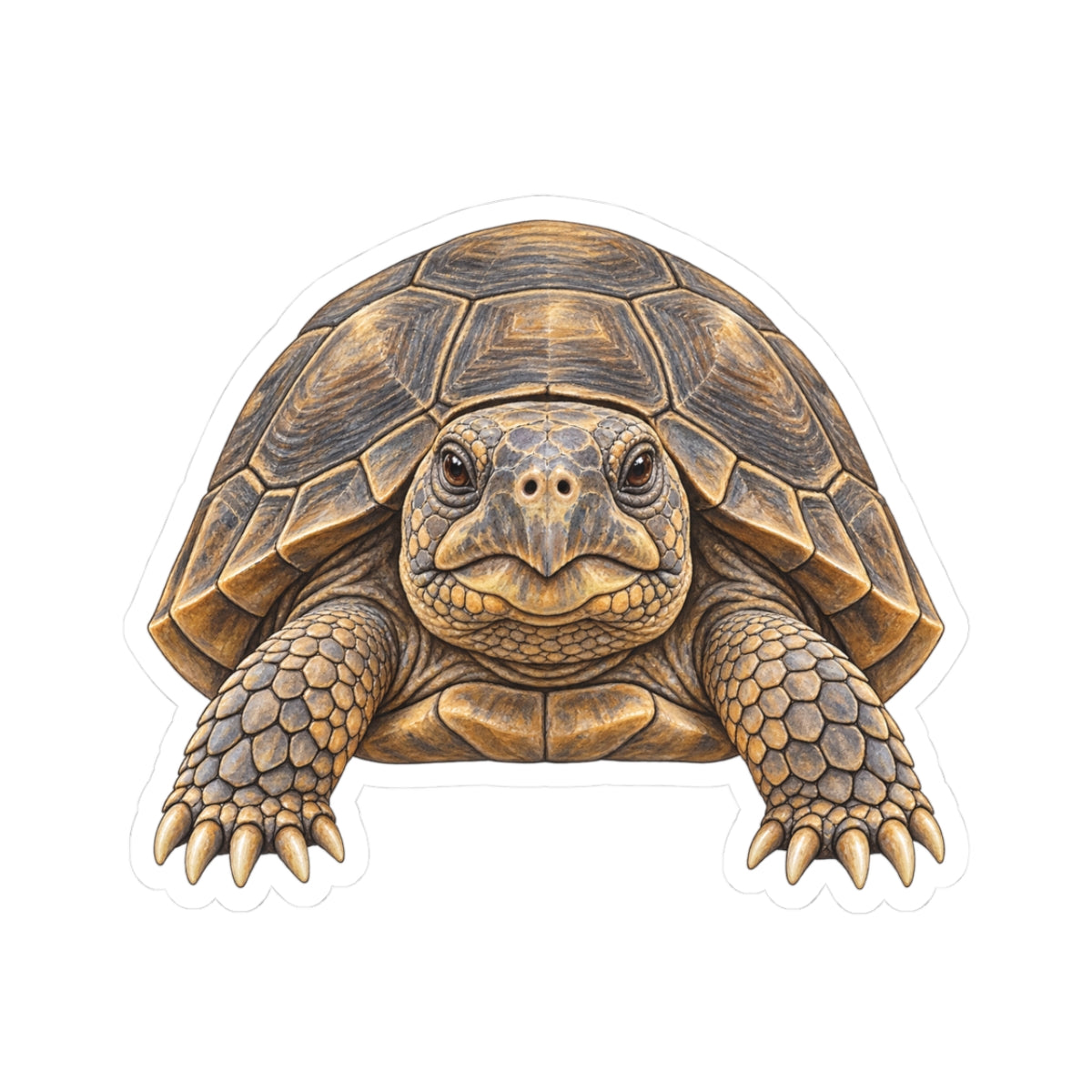 GopherTortoise Kiss-Cut Sticker — Realistic Decal