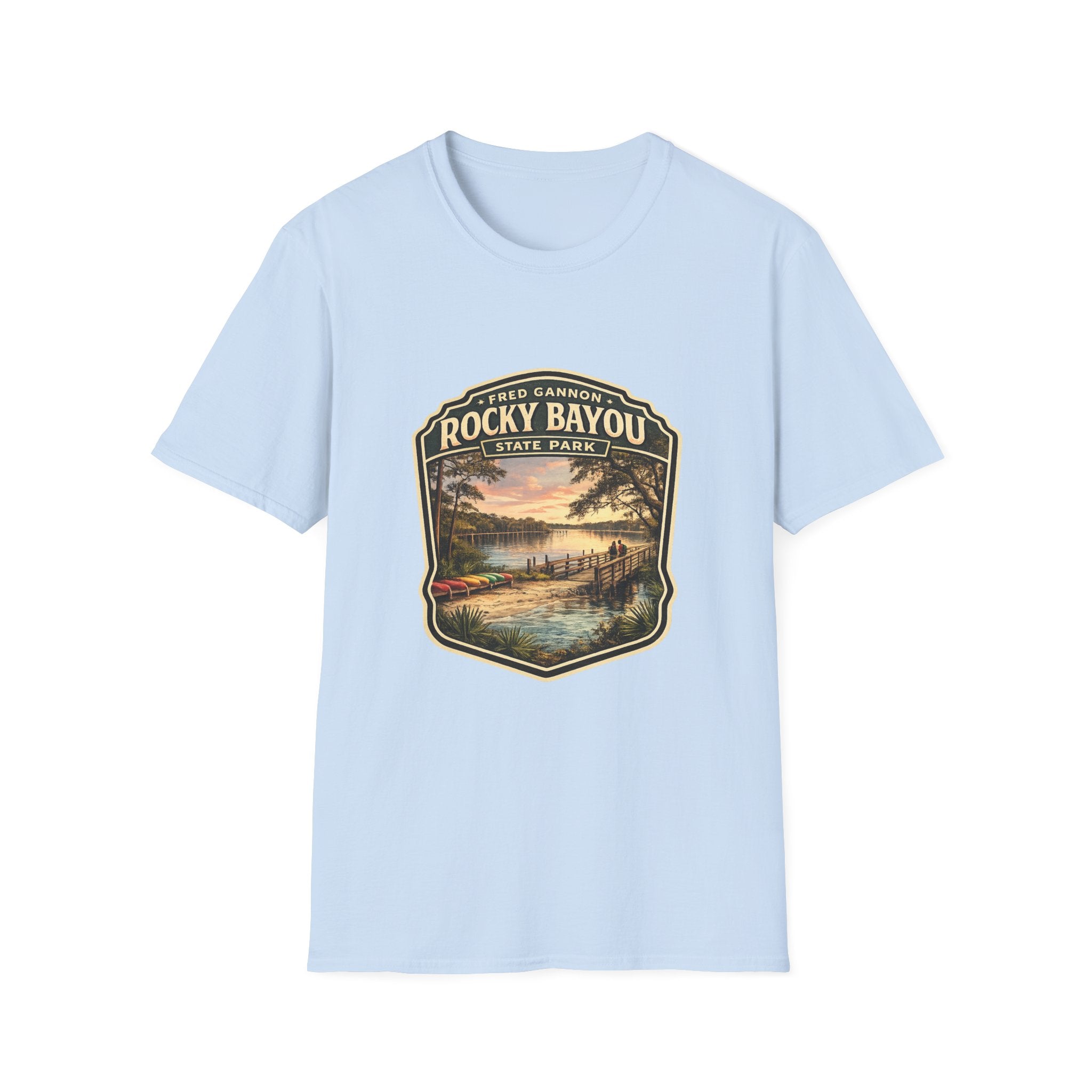 Rocky Bayou- Retro Tee