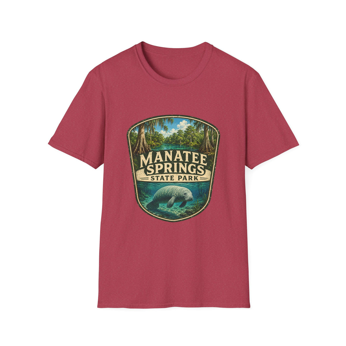 Manatee Springs State Park T-Shirt — Vintage Park Badge Tee