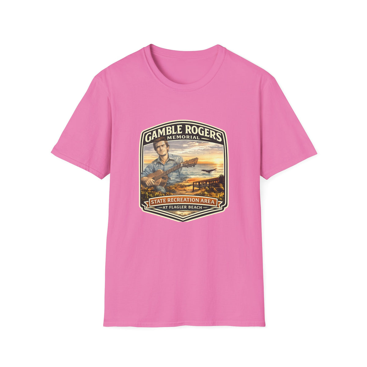 Gamble Rogers — Retro Tee