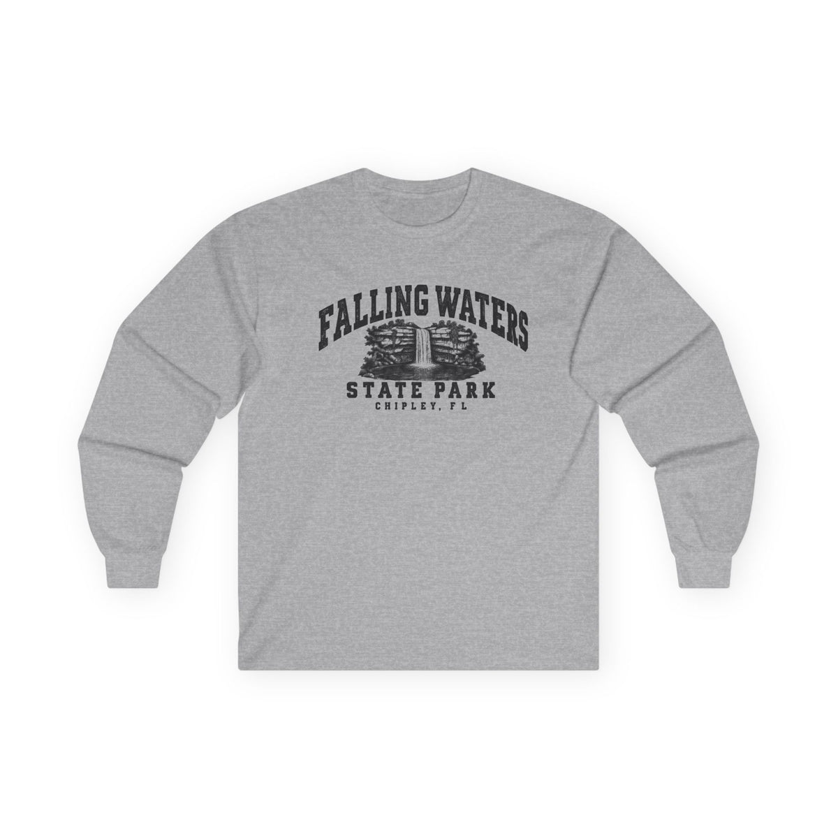 Falling Waters State Park Vintage Emblem- Long Sleeve Tee