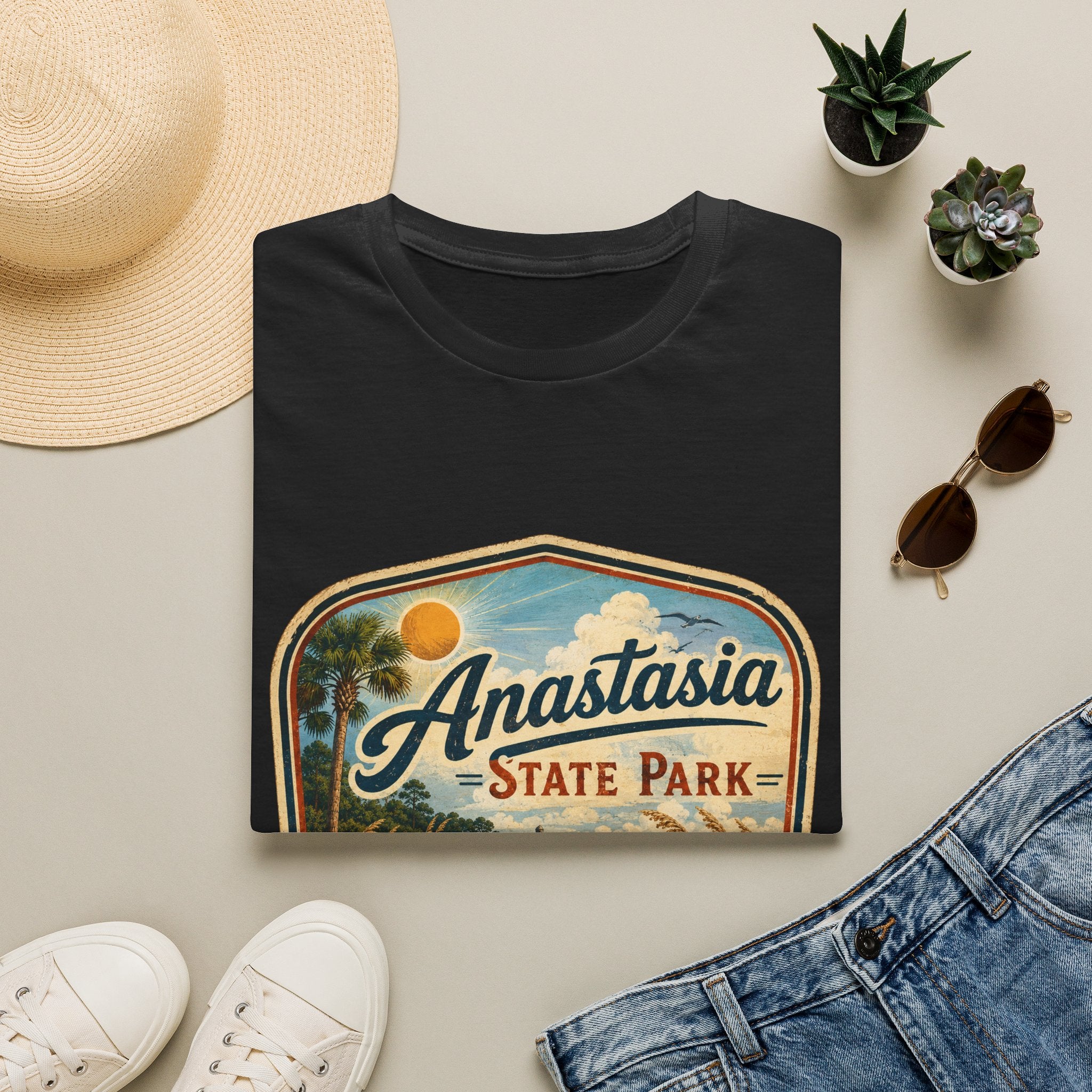 Anastasia State Park — Retro Beach Park Tee