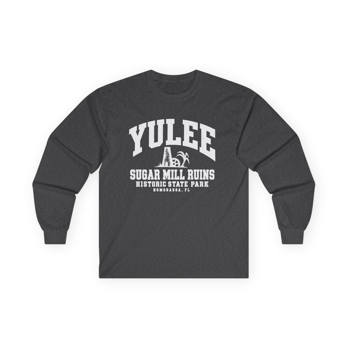 Yulee Sugar Mill Ruins Historic State Park Logo- Long Sleeve Tee