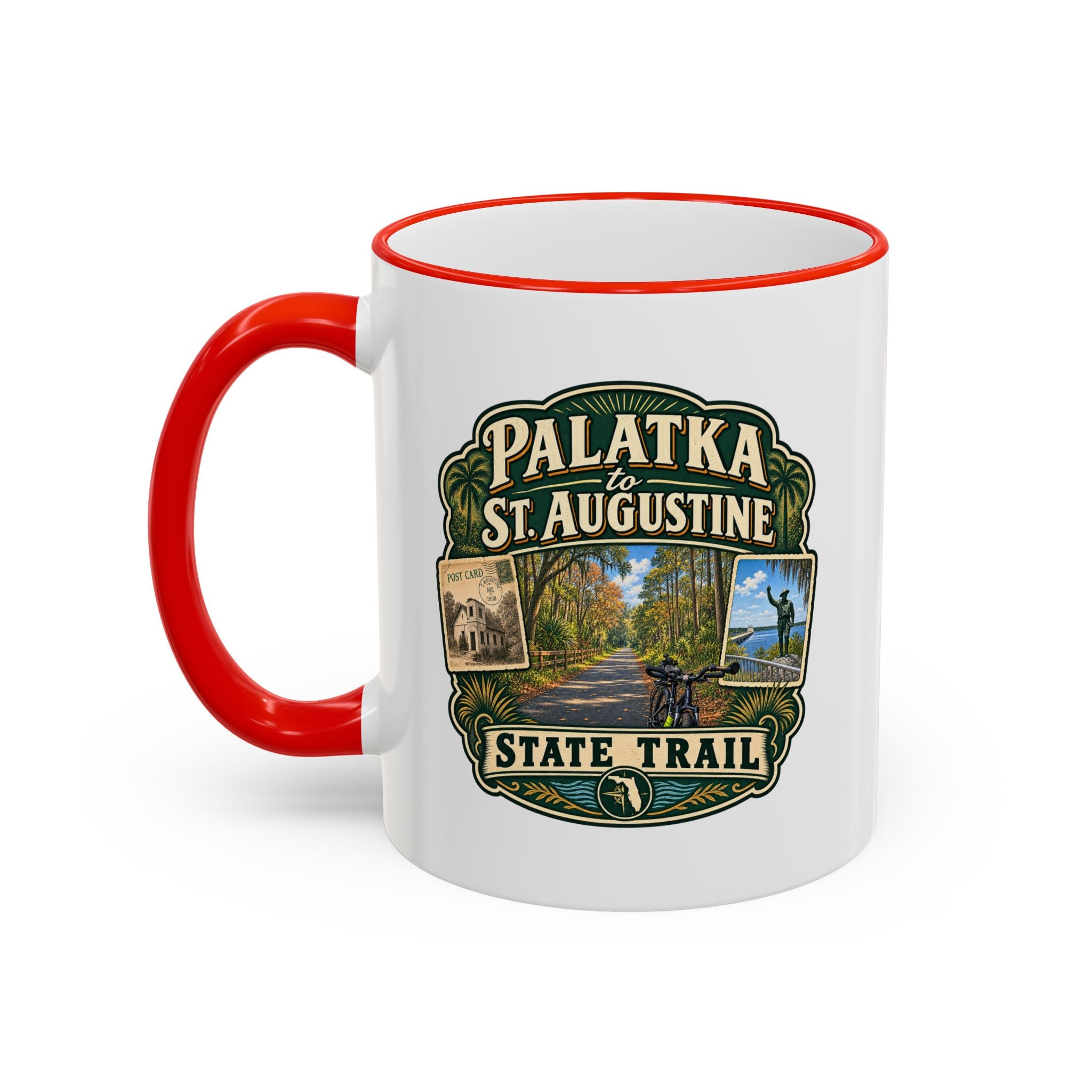 Palatka-to-St. Augustine Accent Rim & Handle 11oz/15oz
