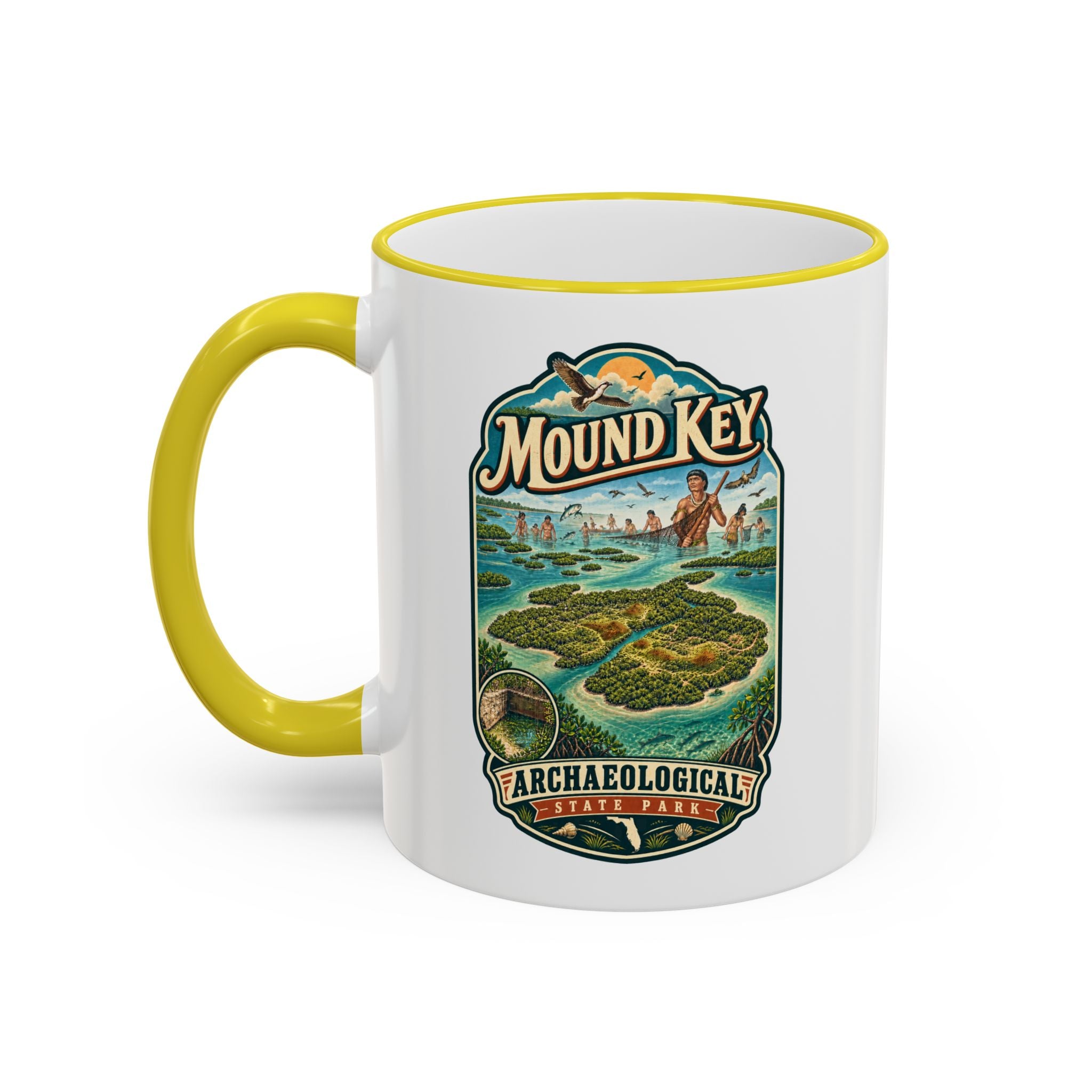 Mound Key Accent Rim & Handle 11oz/15oz