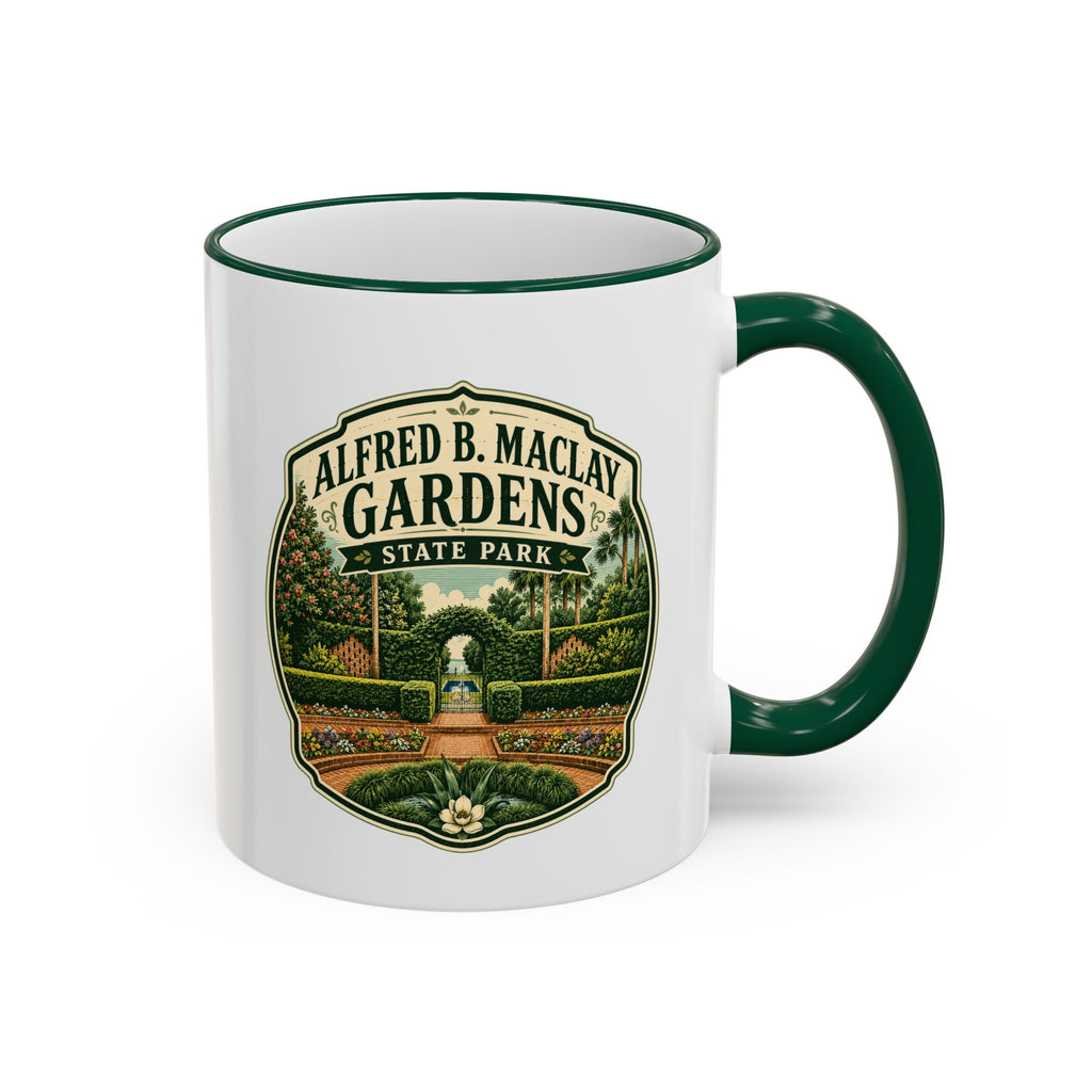 Maclay Gardens Vintage Mug — Accent Rim & Handle 11oz/15oz
