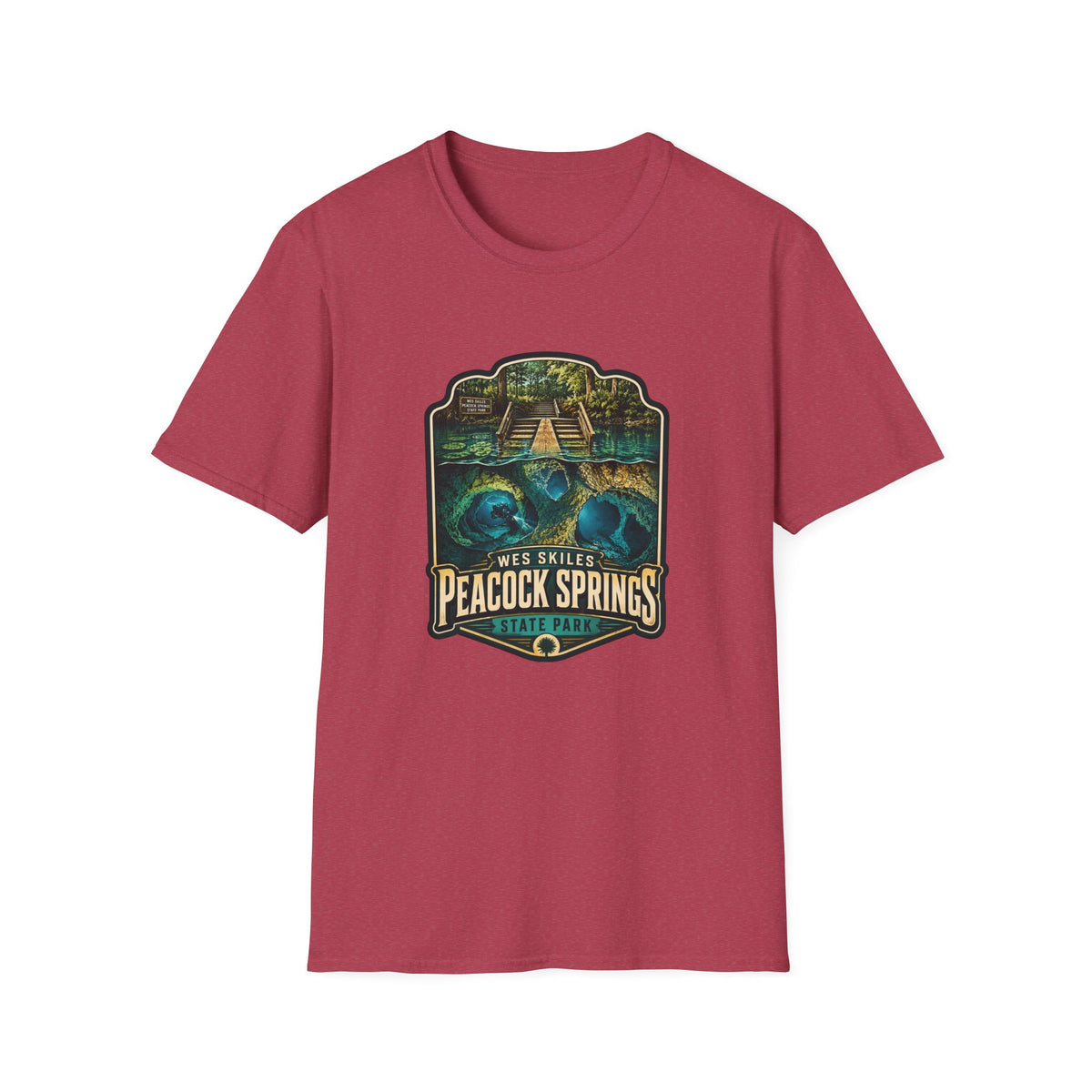 Peacock Springs — Retro Tee