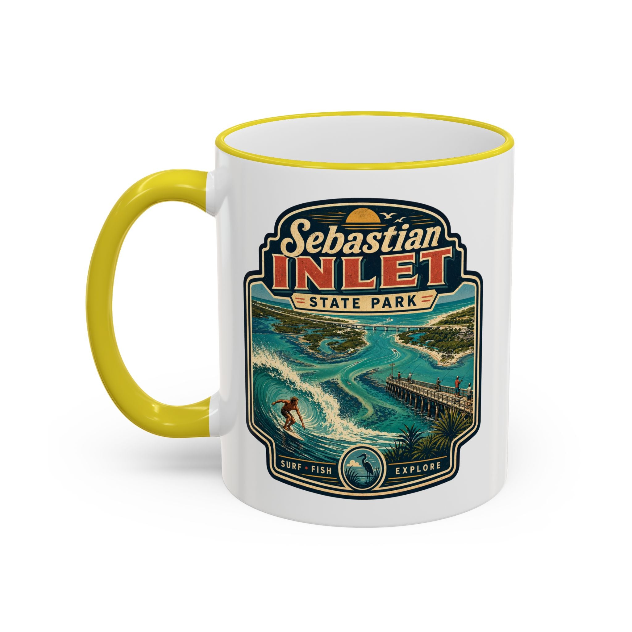 Sebastian Inlet Accent Rim & Handle 11oz/15oz