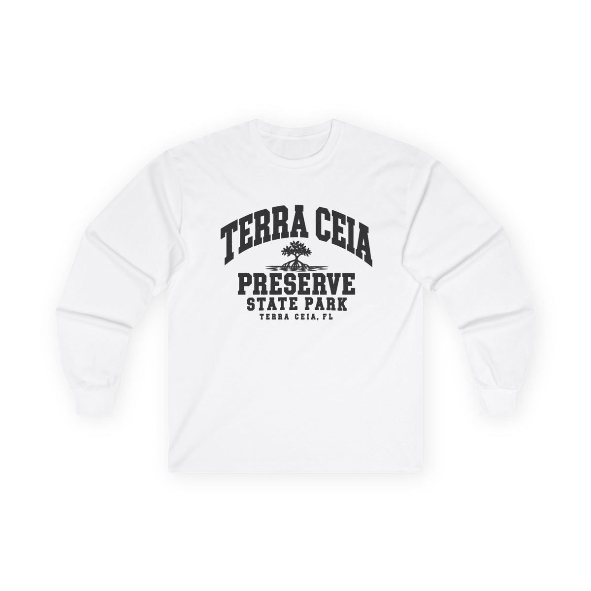 Terra Ceia Preserve State Park Official Logo- Long Sleeve Tee