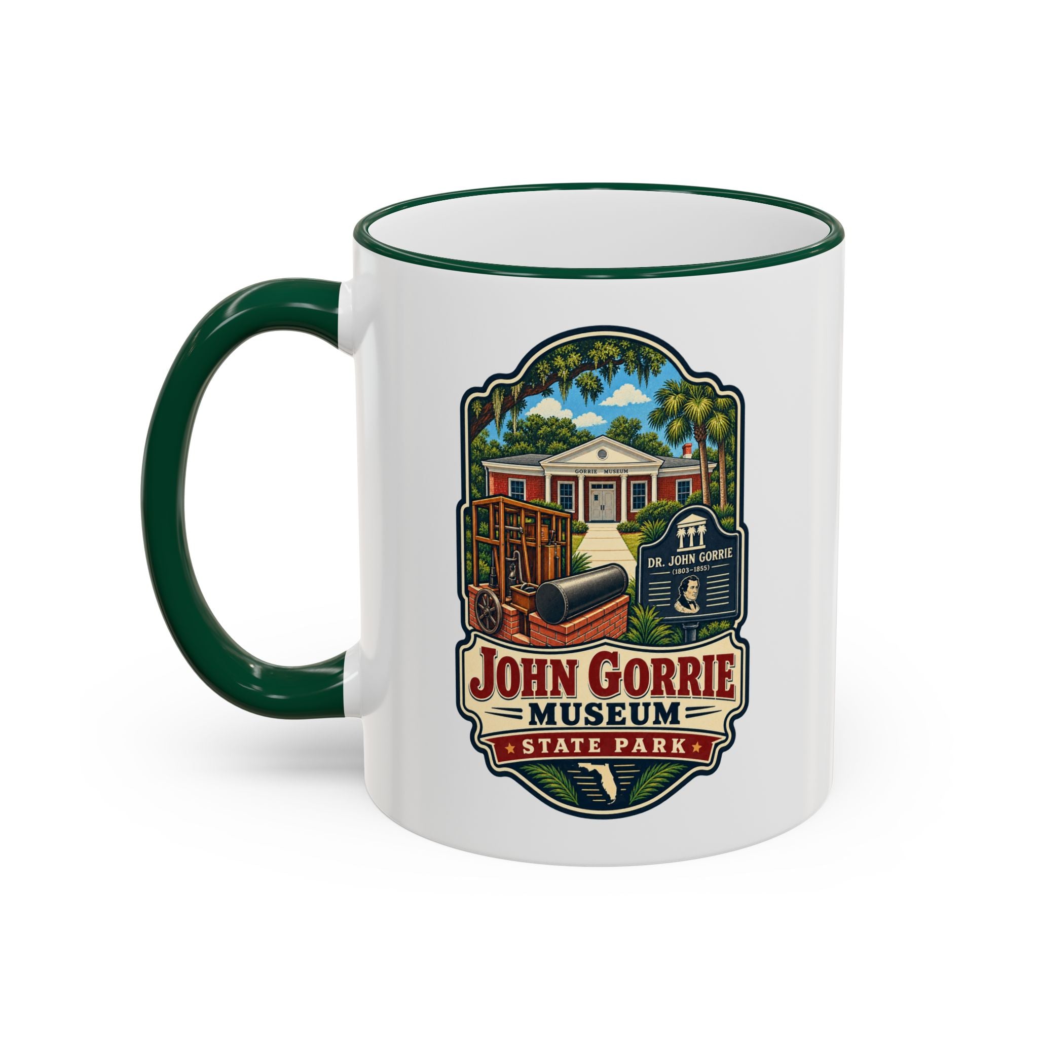 John Gorrie Museum Accent Rim & Handle 11oz/15oz