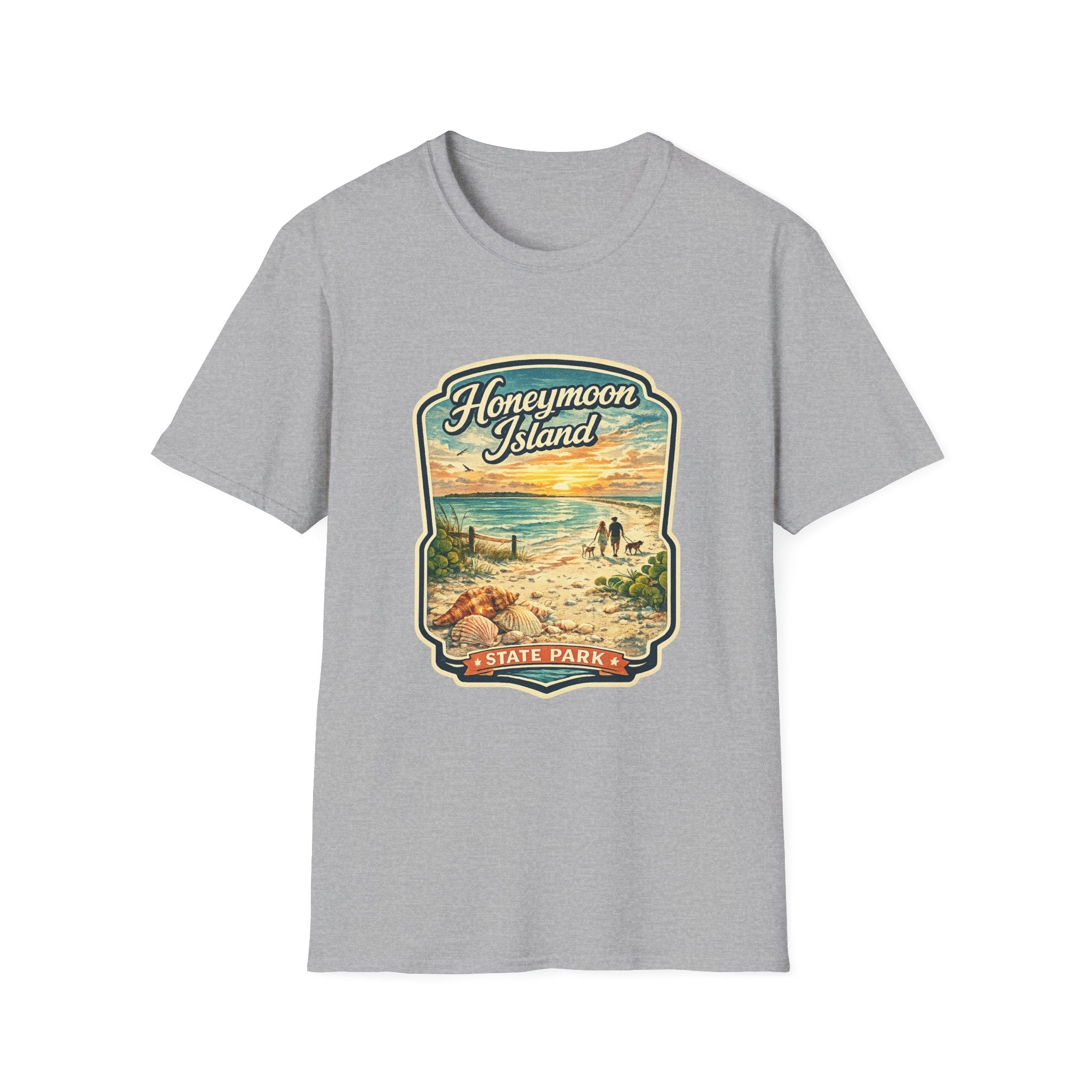 Honeymoon Island- Retro Tee