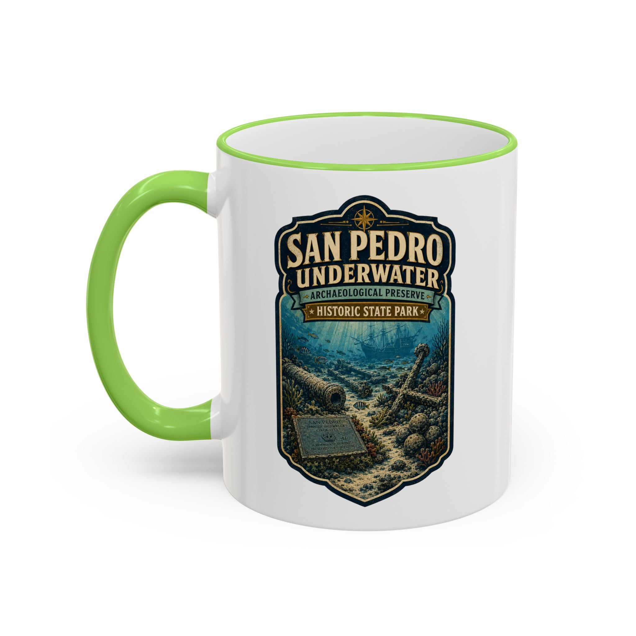 San Pedro Accent Rim & Handle 11oz/15oz