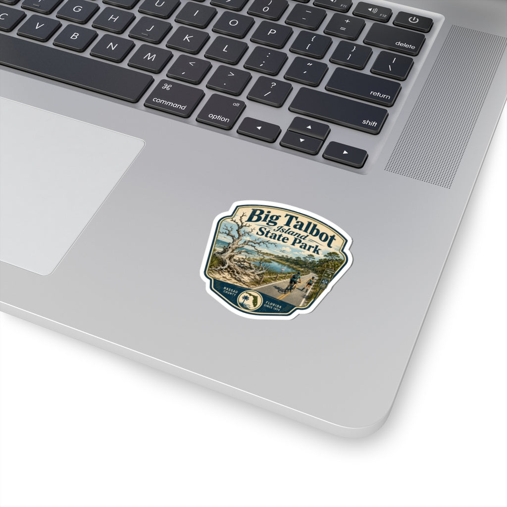 Big Talbot Island State Park Sticker – Vintage Florida Park Badge Kiss-Cut