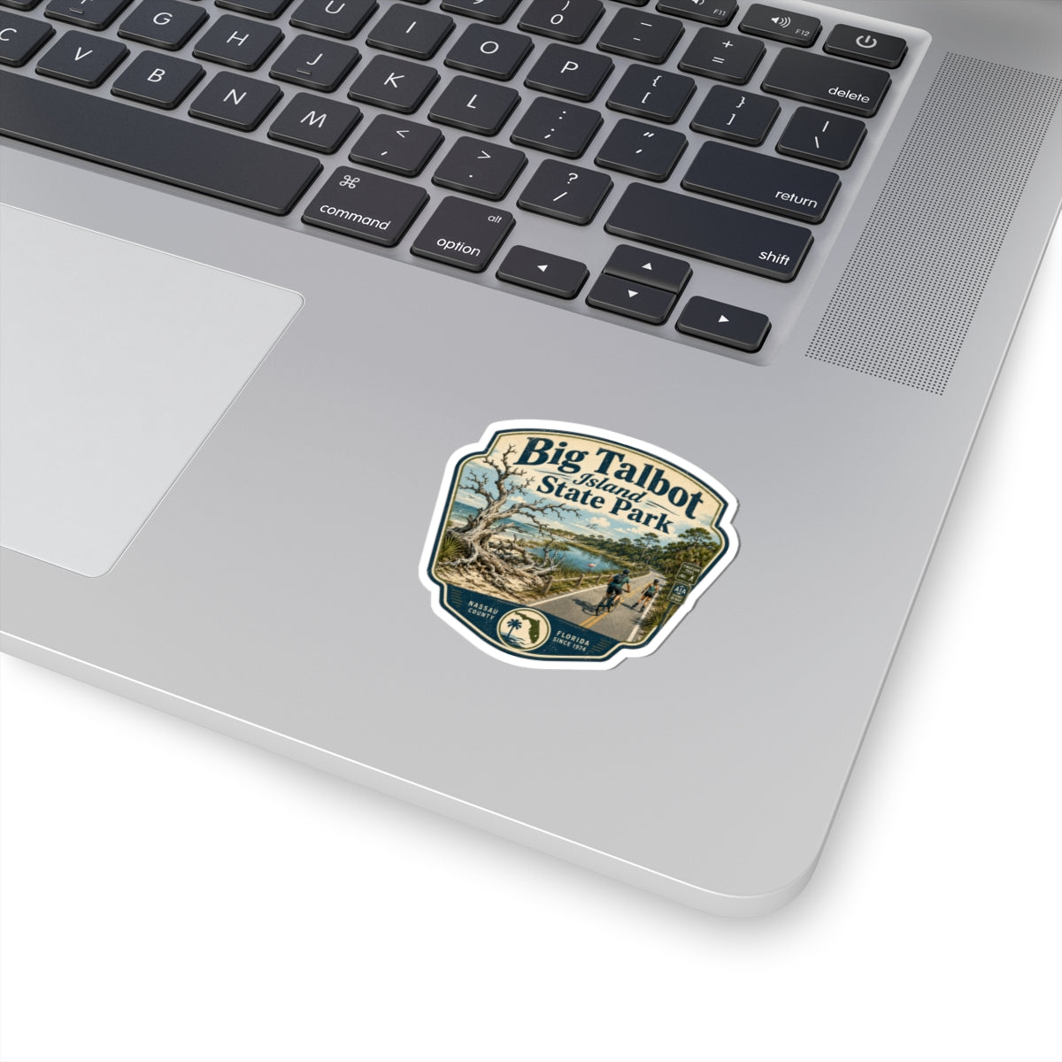 Big Talbot Island State Park Sticker – Vintage Florida Park Badge Kiss-Cut