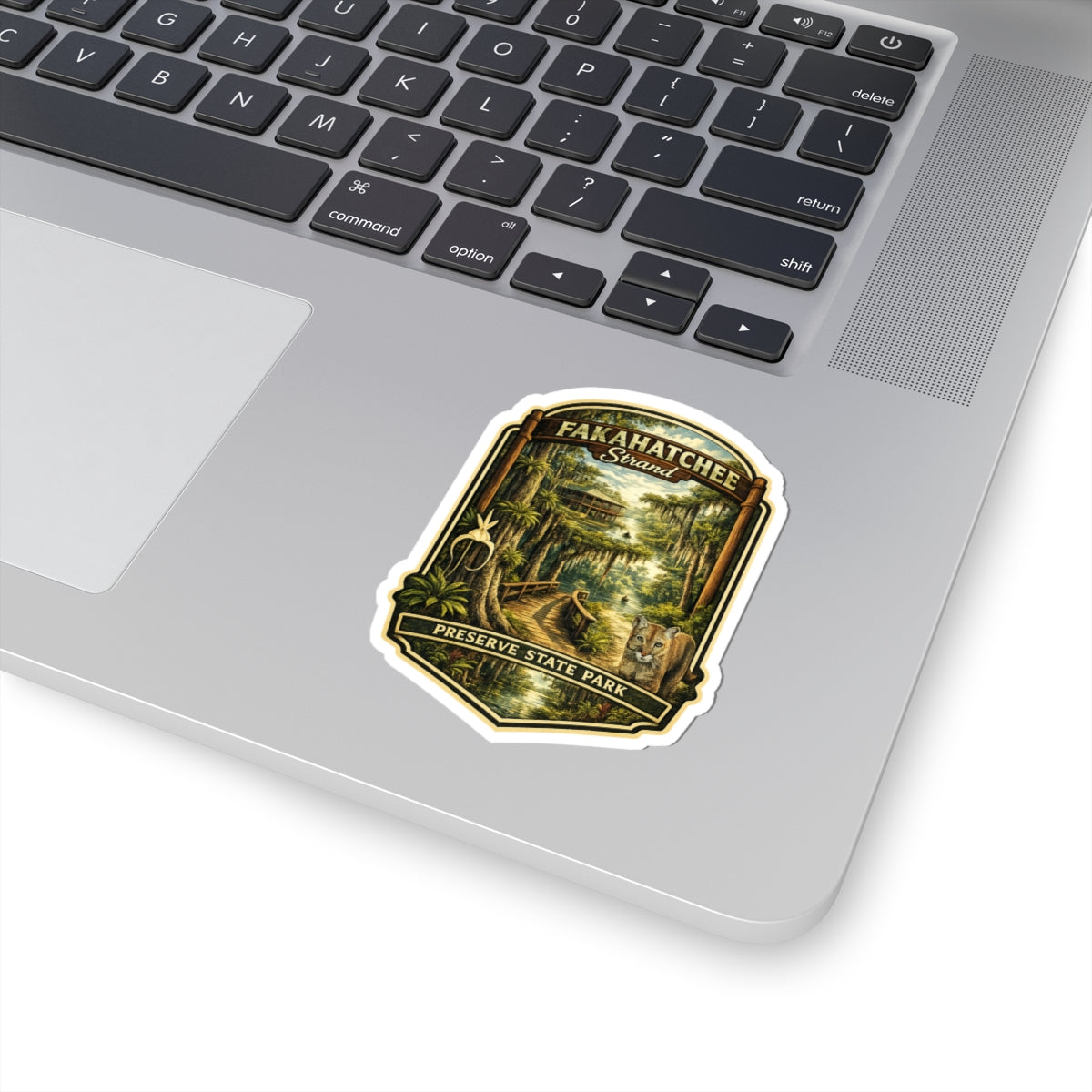 Fakahatchee Strand Preserve State Park Sticker — Vintage Florida Swamp Badge