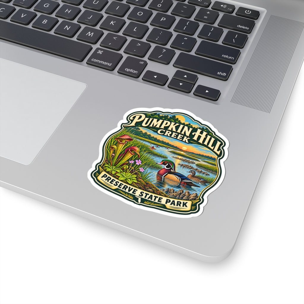Pumpkin Hill Creek Preserve State Park Sticker — Vintage Wildlife Park Decal