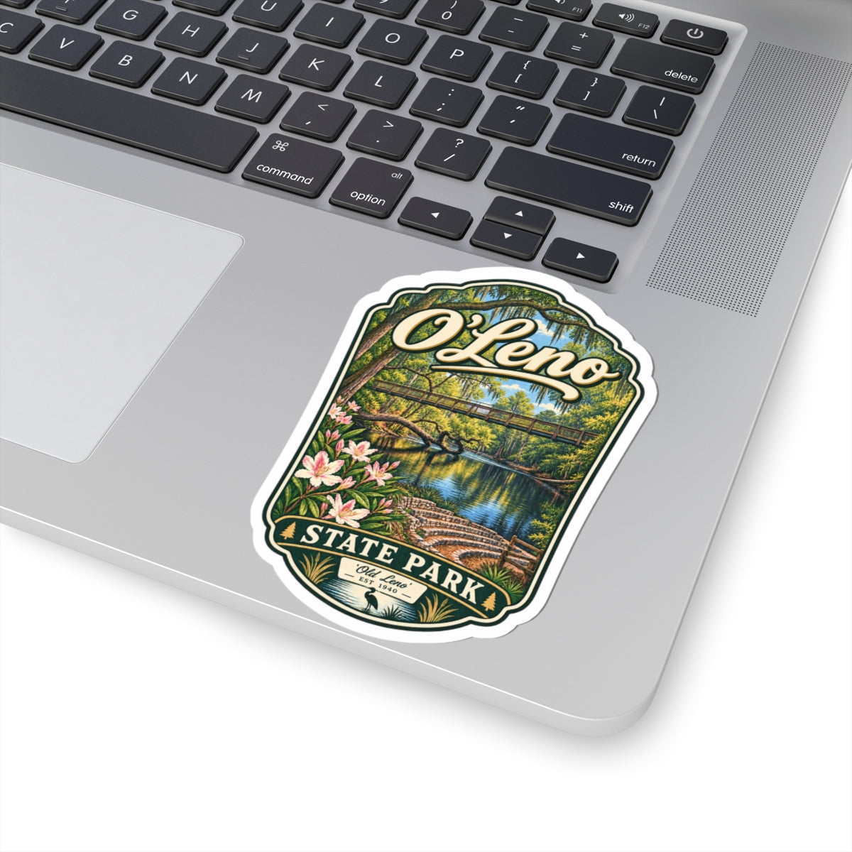 O'Leno State Park Scenic Sticker — Kiss-Cut Outdoor Travel Decal