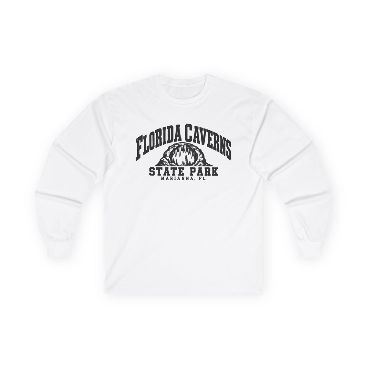 Florida Caverns State Park Logo- Long Sleeve Tee