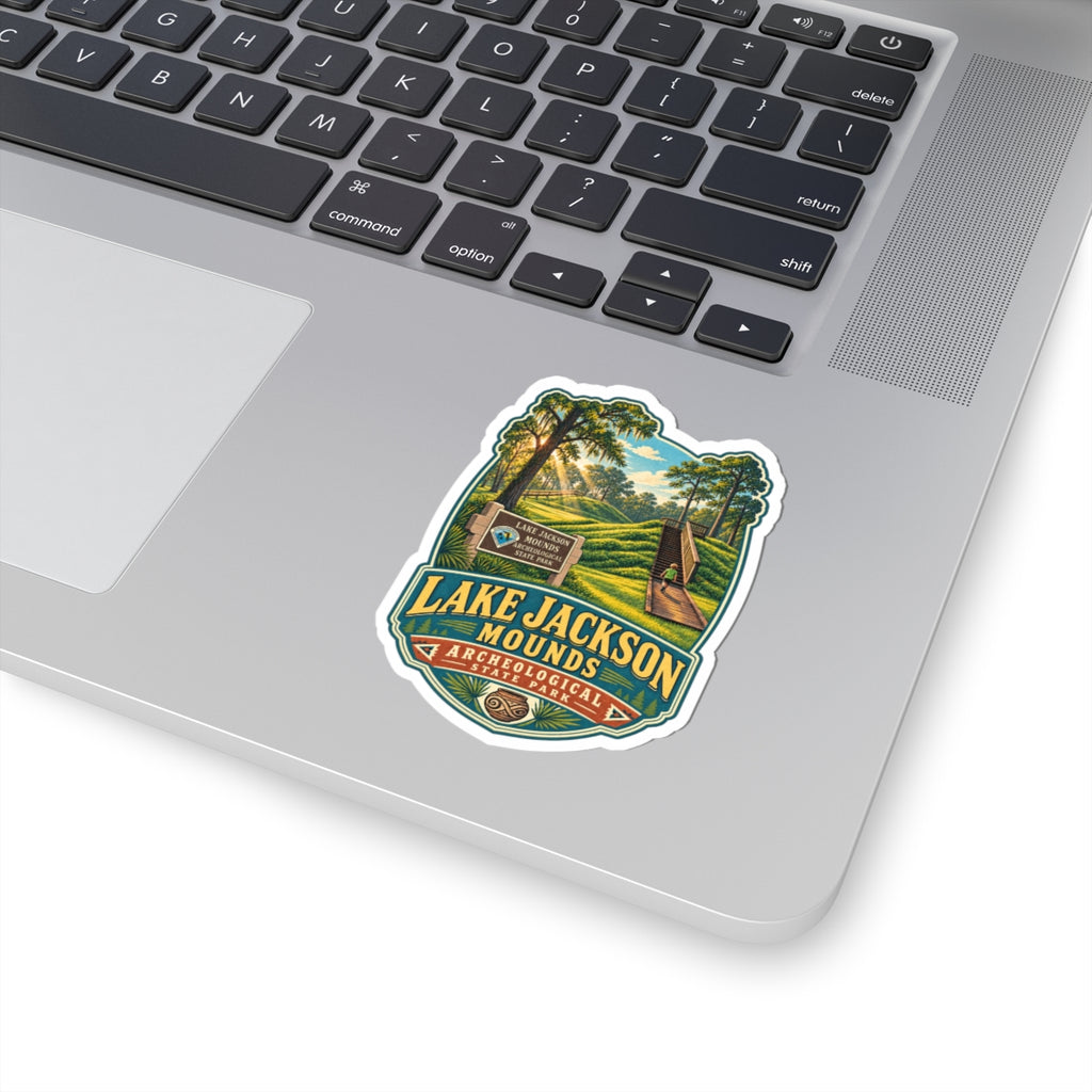 Lake Jackson Mounds State Park Sticker – Scenic Kiss-Cut Vinyl Decal