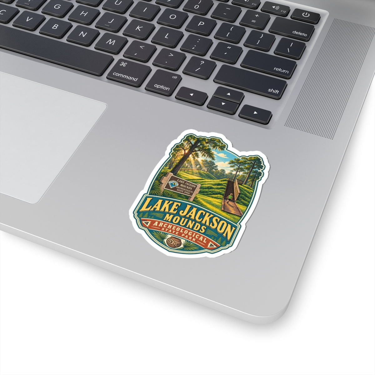 Lake Jackson Mounds State Park Sticker – Scenic Kiss-Cut Vinyl Decal
