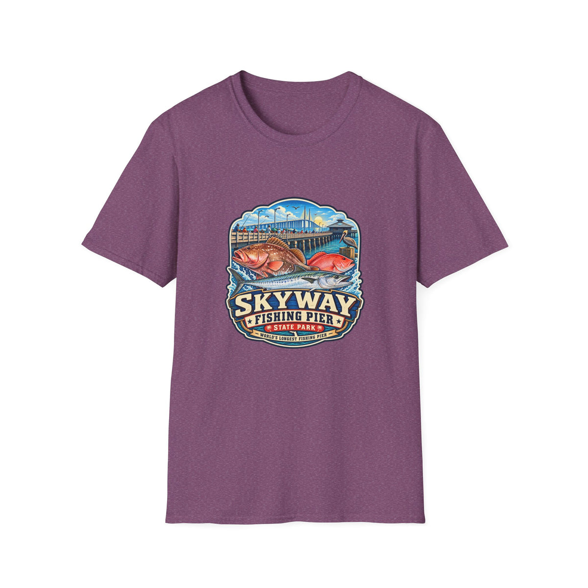 Skyway Fishing Pier — Retro Tee