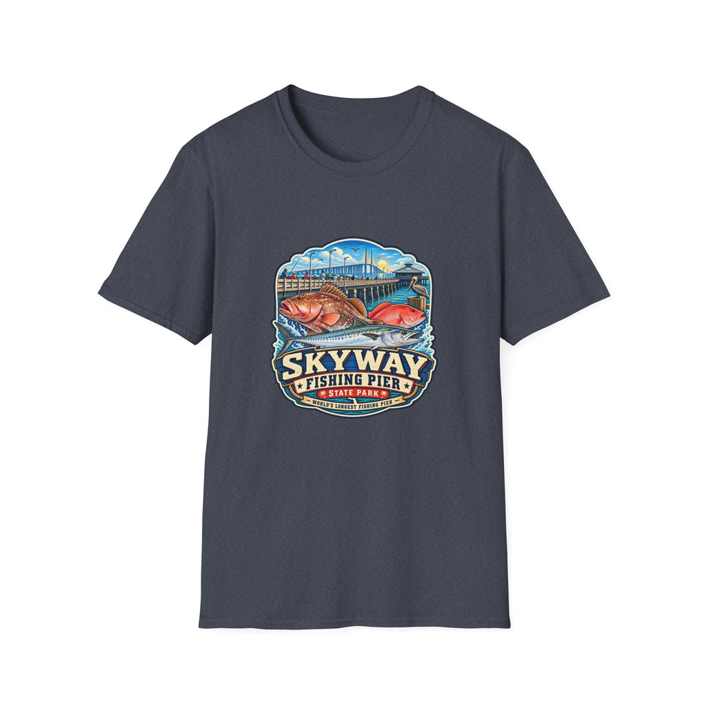 Skyway Fishing Pier — Retro Tee