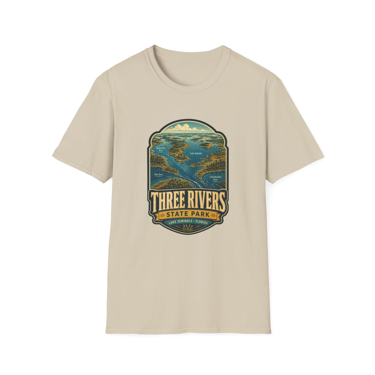 Three Rivers — Retro Tee