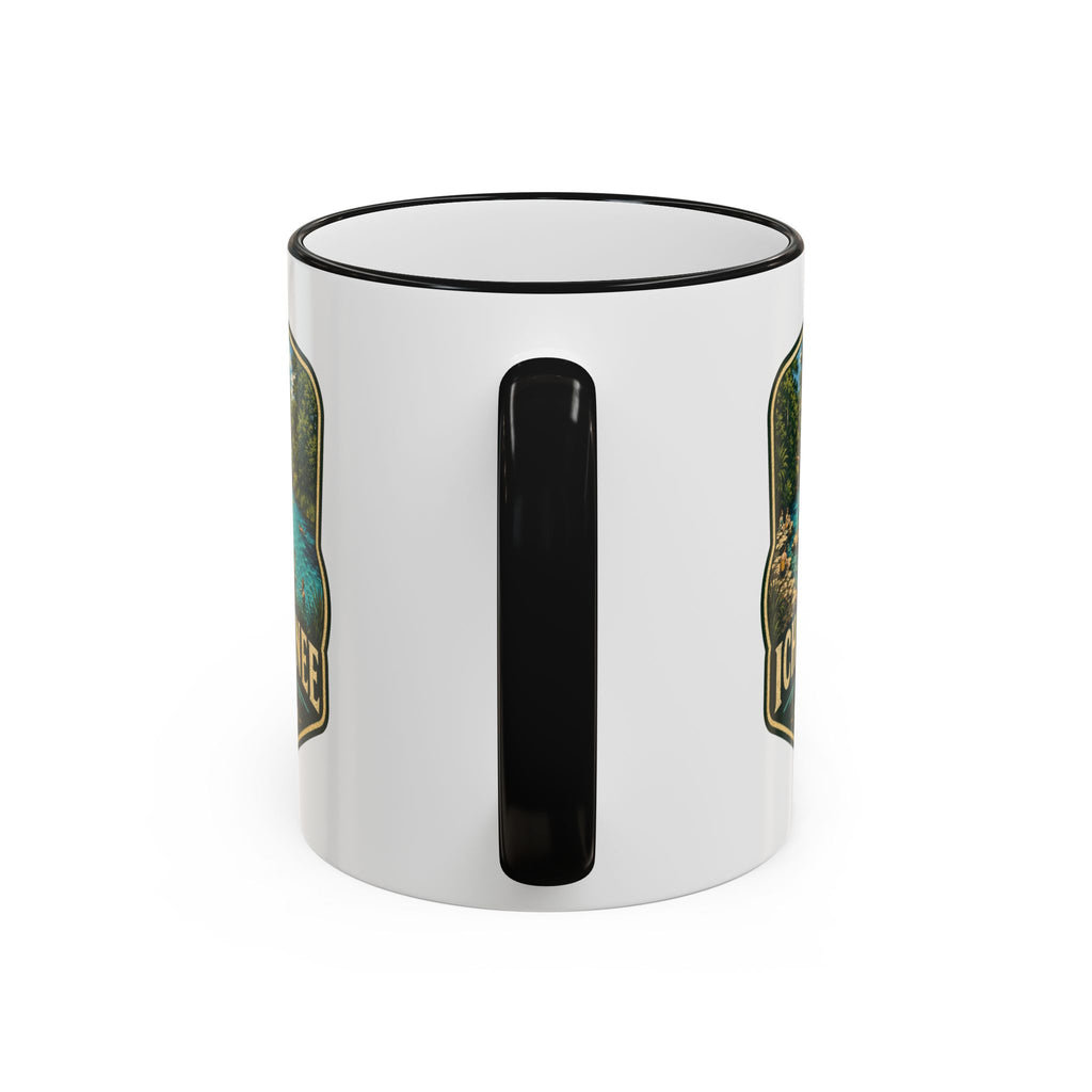 Ichetucknee Springs Vintage Mug — Accent Rim & Handle 11oz/15oz