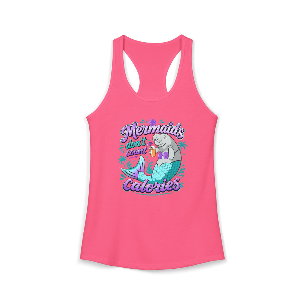Mermaid Calories - Racerback Tank