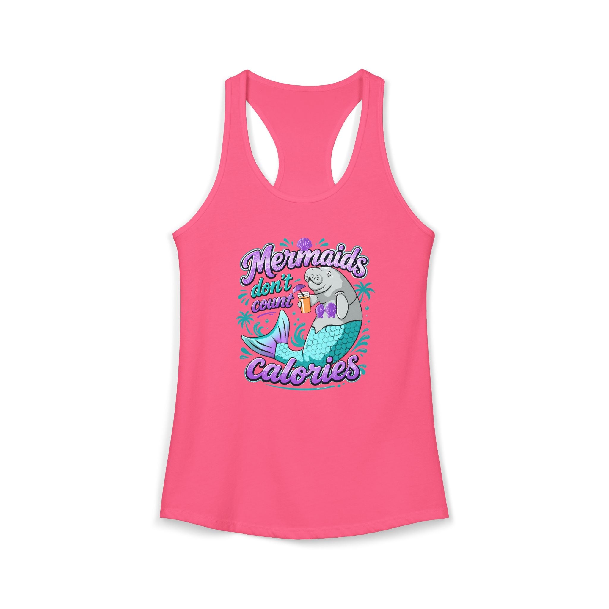 Mermaid Calories - Racerback Tank