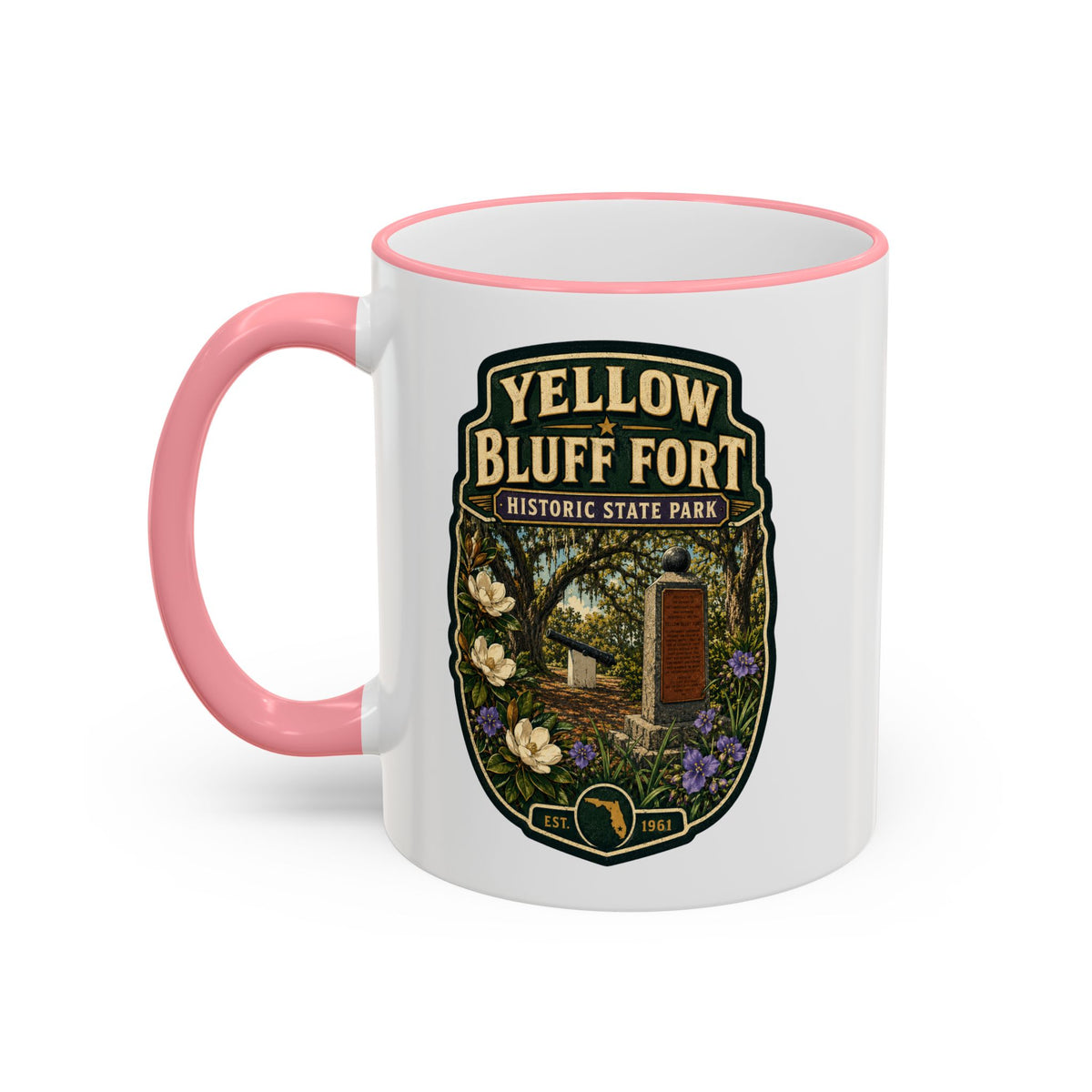 Yellow Bluff Fort — Accent Rim & Handle 11oz/15oz