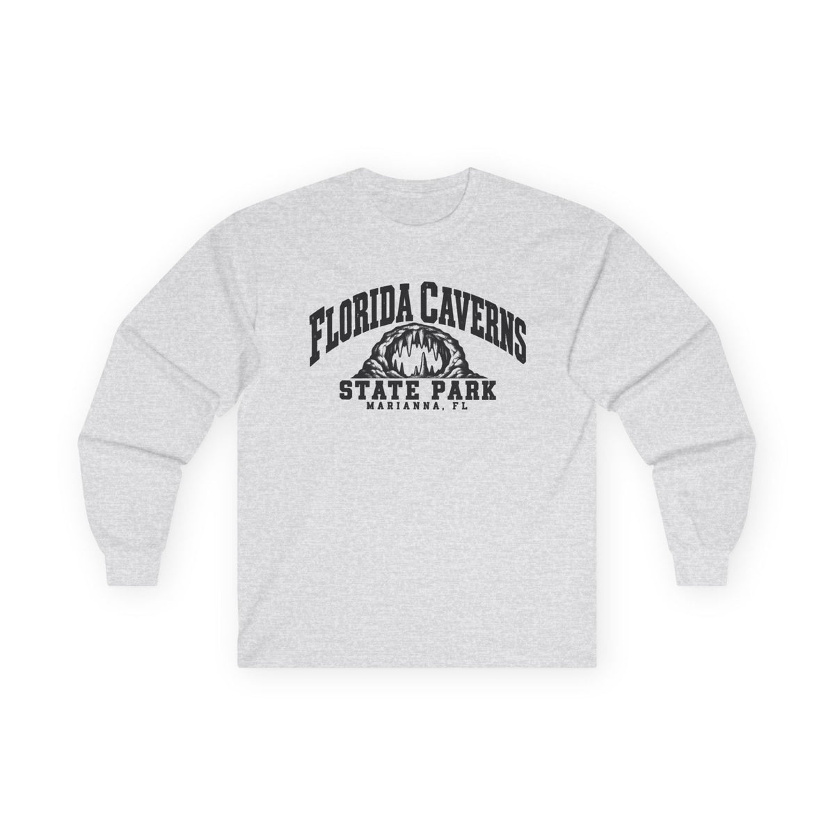 Florida Caverns State Park Logo- Long Sleeve Tee