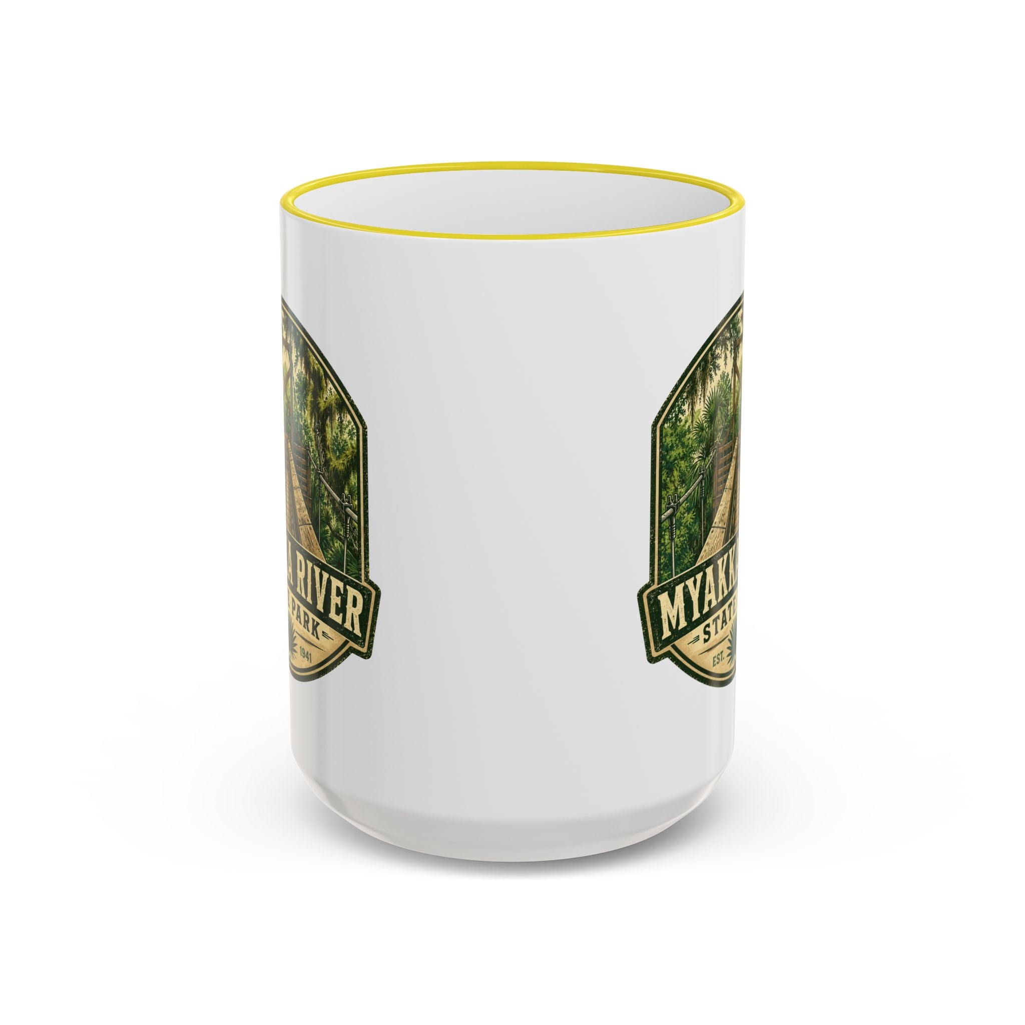 Myakka River Vintage Mug — Accent Rim & Handle 11oz/15oz