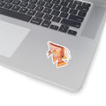 Red Hog Fish Sticker — Tropical Reef Decal