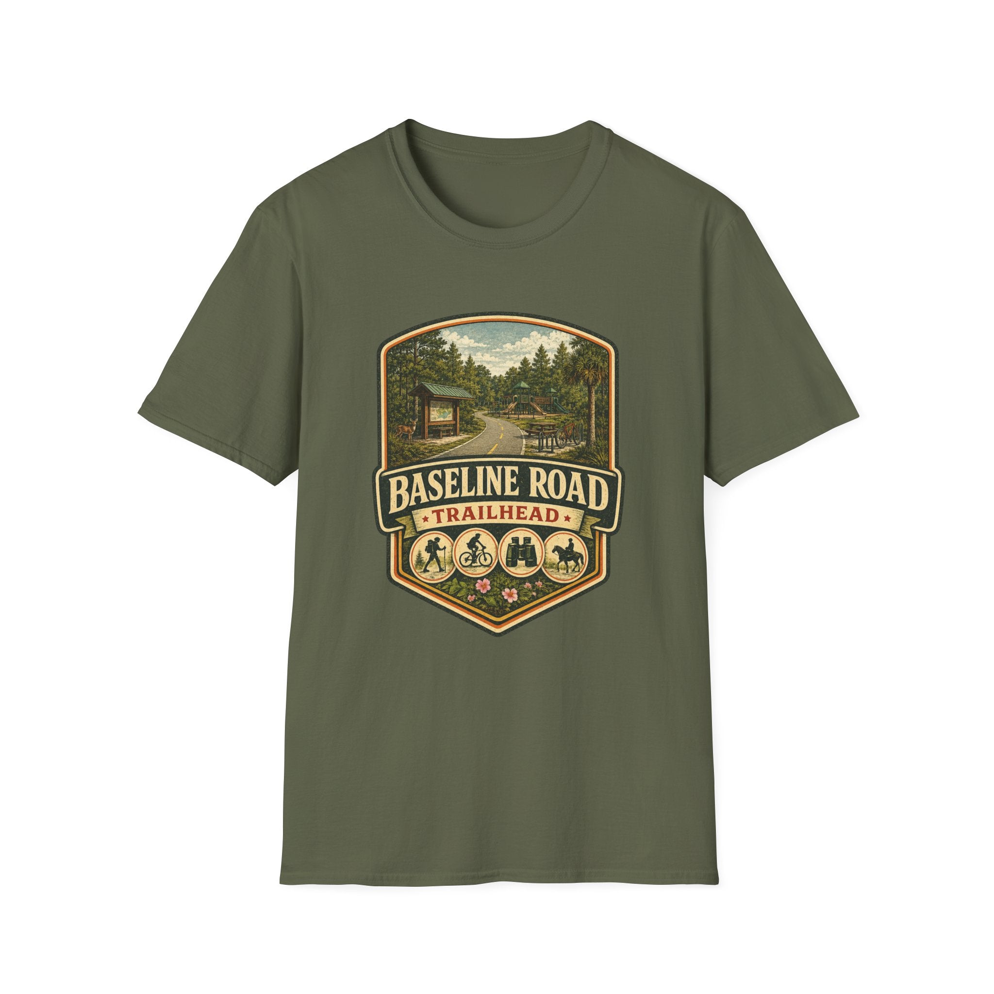 Baseline Road - Retro Tee