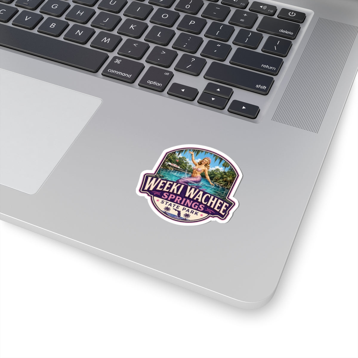 Weeki Wachee Springs State Park Mermaid Sticker — Vintage Florida Travel Decal