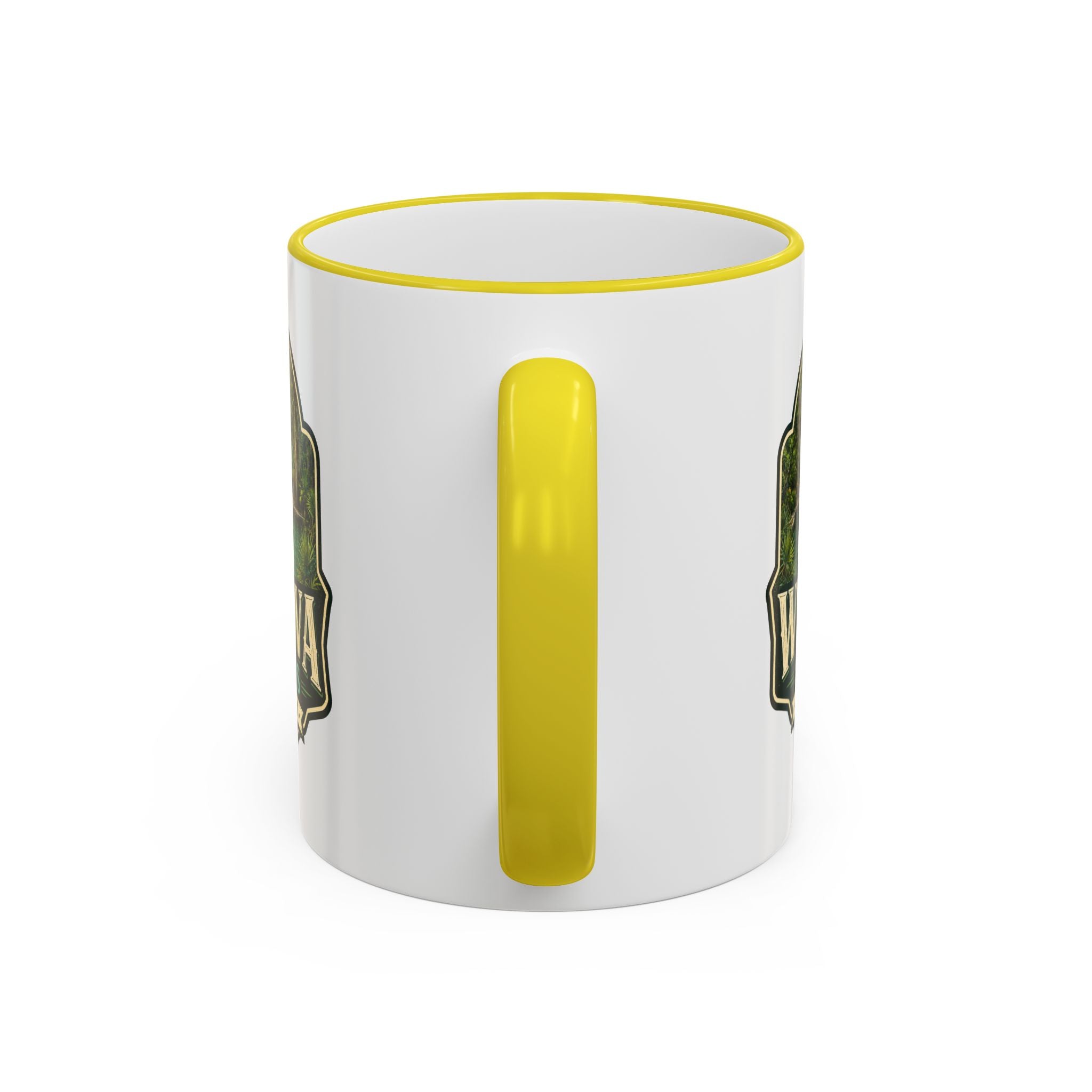 Wekiwa Springs Vintage Mug — Accent Rim & Handle 11oz/15oz
