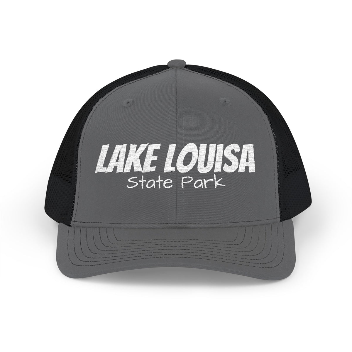 Lake Louisa State Park Trucker Cap — Retro Outdoor Snapback Hat
