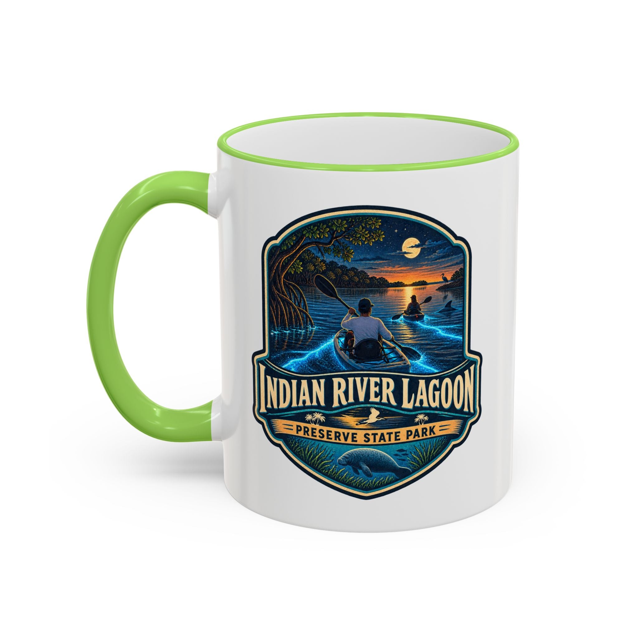 Indian River Lagoon Accent Rim & Handle 11oz/15oz