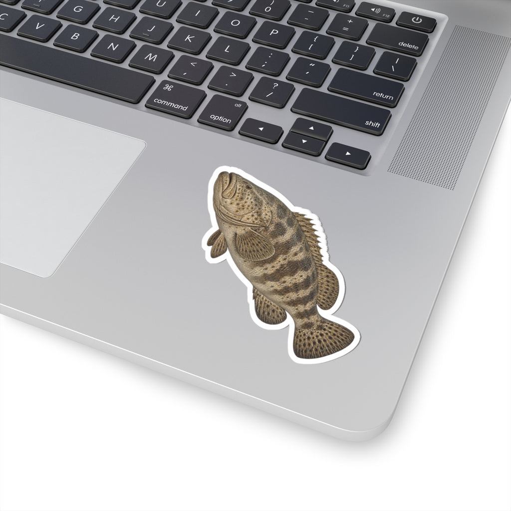 Goliath Grouper Kiss-Cut Sticker — Realistic Decal