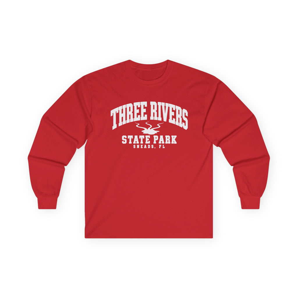 Three Rivers Park Emblem Sneads Florida- Long Sleeve Tee