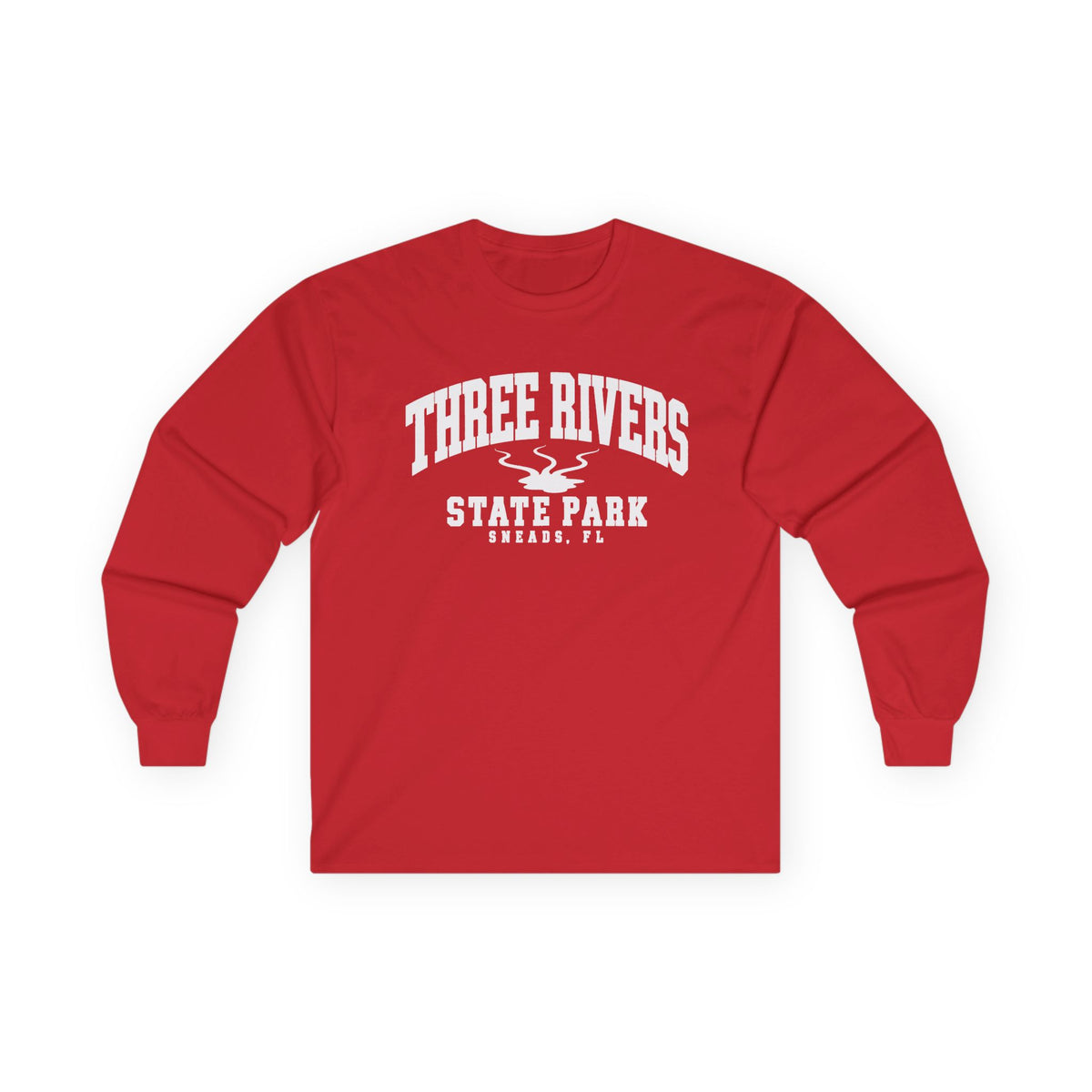 Three Rivers Park Emblem Sneads Florida- Long Sleeve Tee