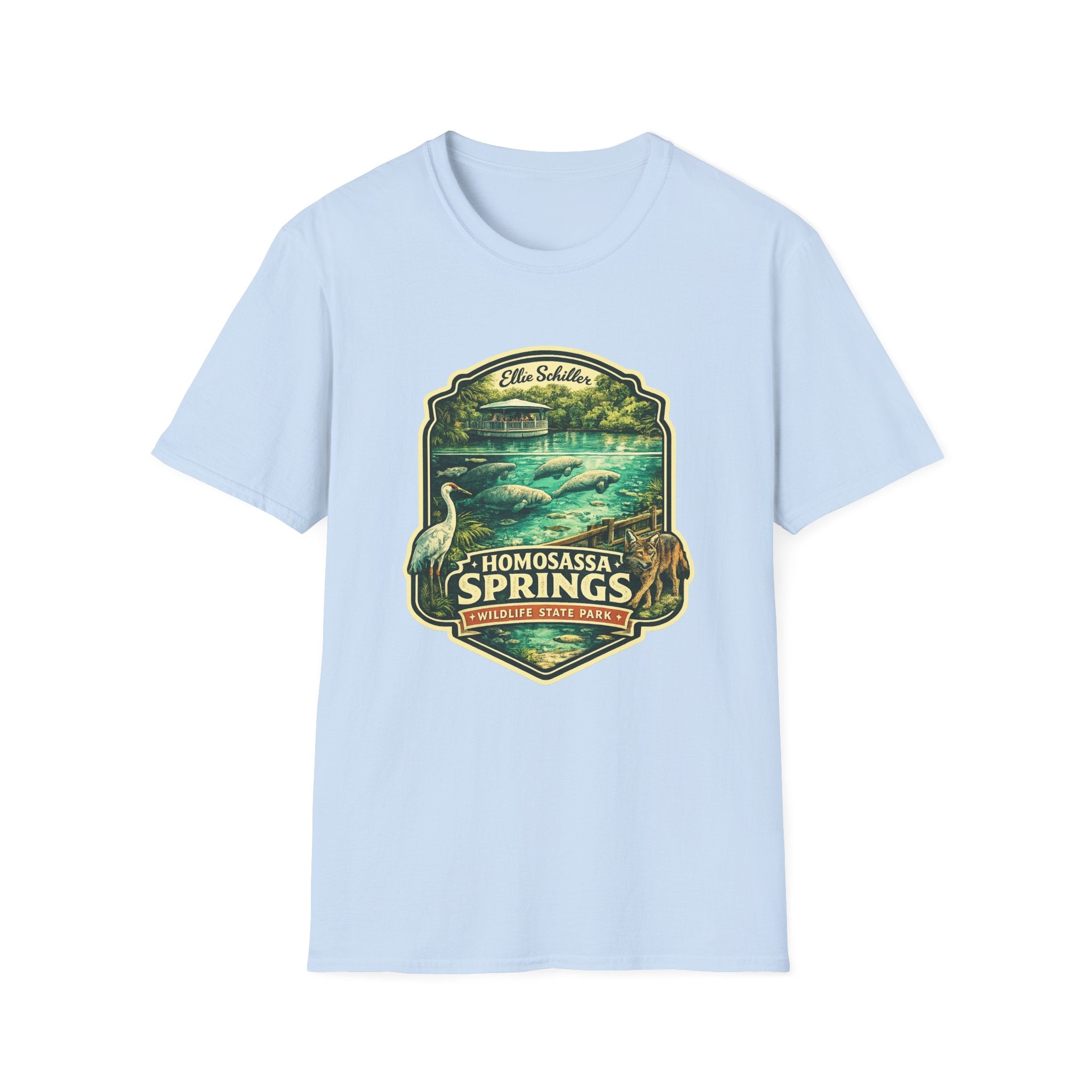 Homosassa Springs- Retro Tee