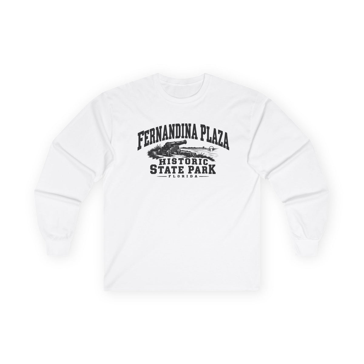 Fernandina Plaza Historic State Park Logo- Long Sleeve Tee
