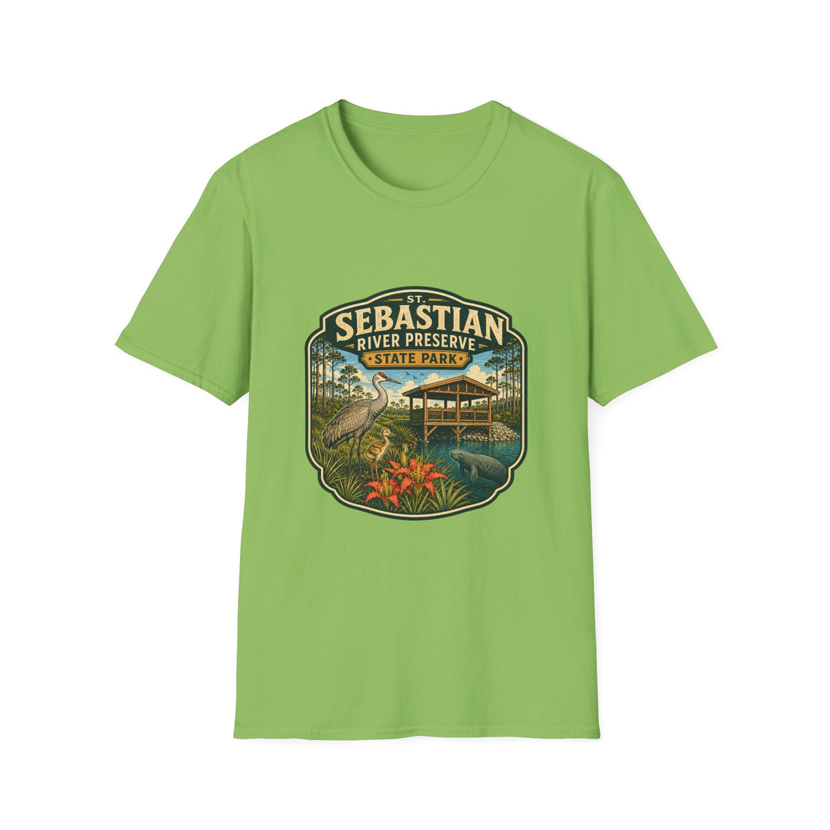 St. Sebastian River — Retro Tee