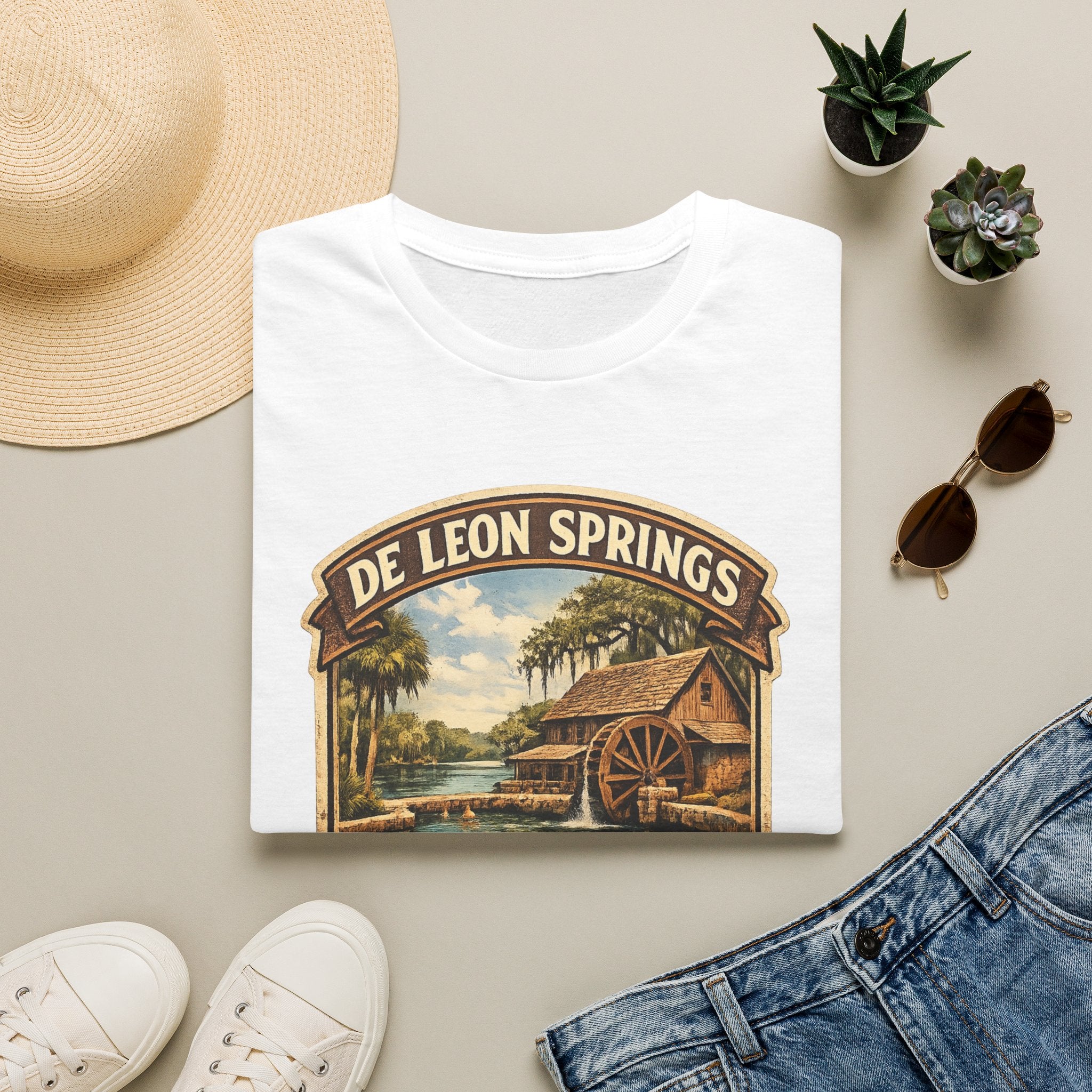 De Leon Springs- Retro Tee