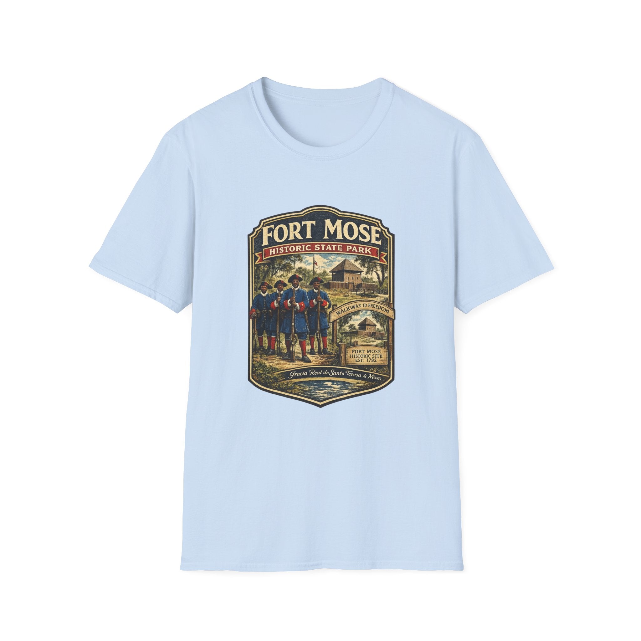 Fort Mose- Retro Tee