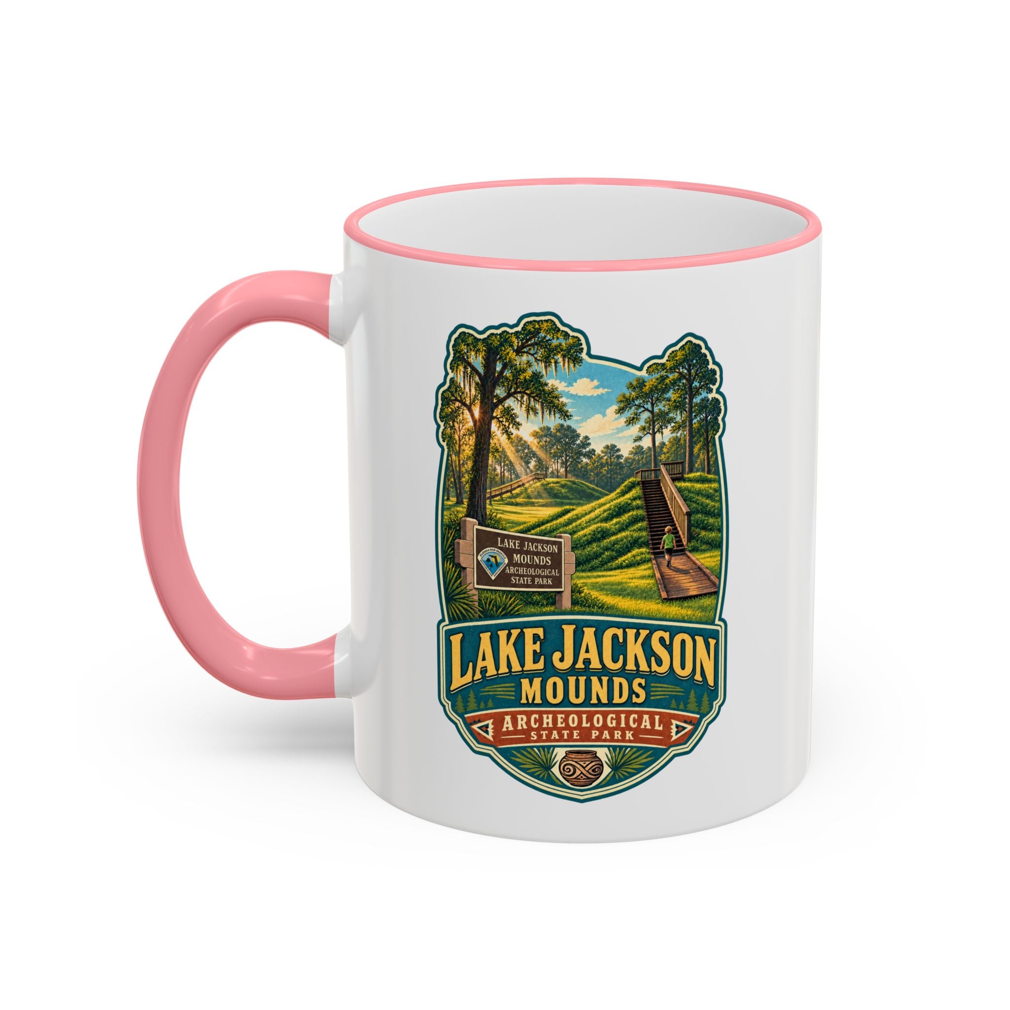 Lake Jackson Mounds Accent Rim & Handle 11oz/15oz