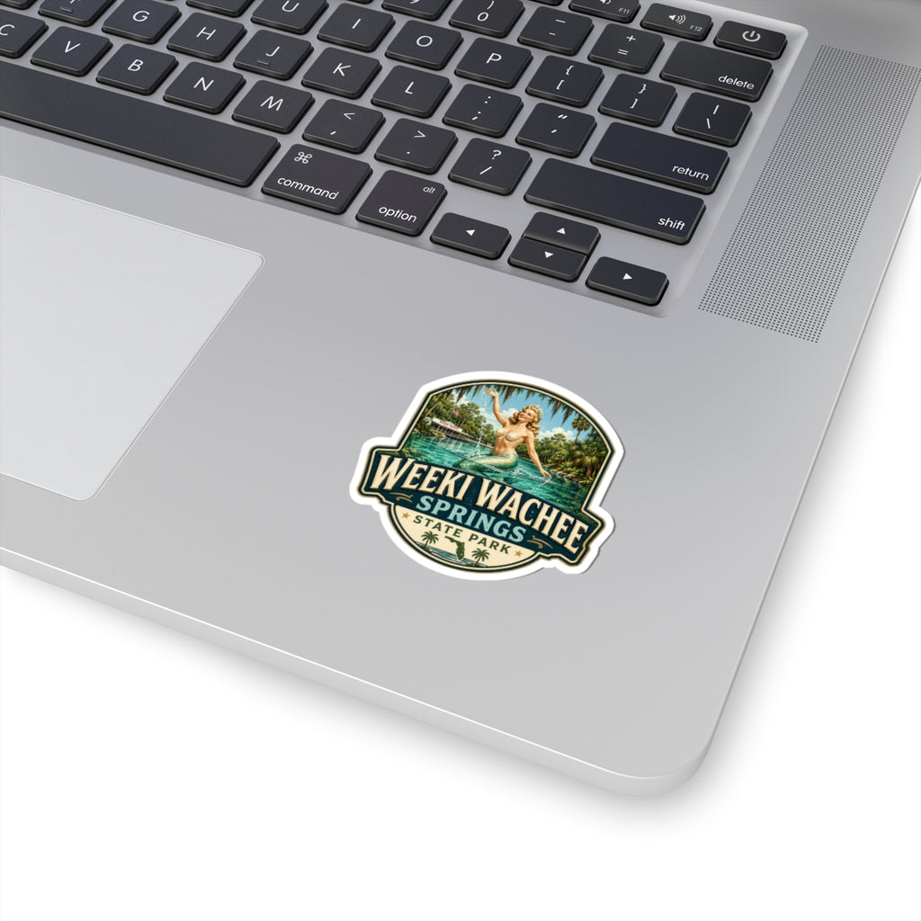 Weeki Wachee Springs State Park Mermaid Sticker — Vintage Travel Decal